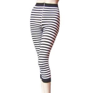 656FL7Z05 - 斑馬紋七分內搭褲（1件）