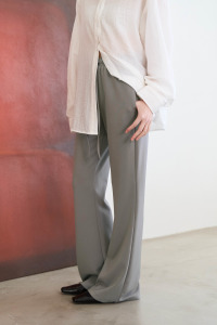 彈性滑布微喇叭長褲