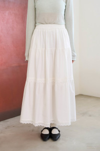 花邊蕾絲層次長裙