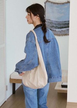 暈染刷紋扭轉單肩包