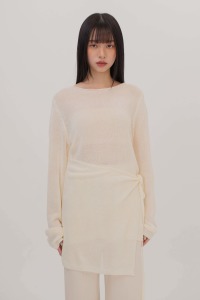 兩件式裙片針織衣