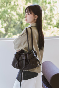 洗舊大口袋長把方包