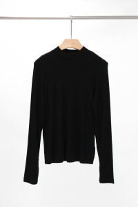 柔棉彈性立領上衣