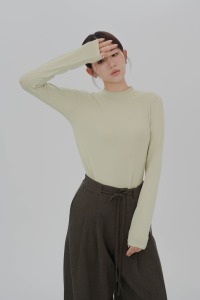 柔棉彈性立領上衣