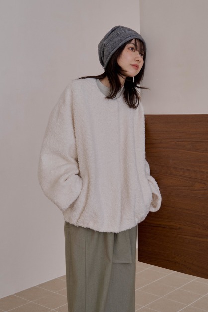 QQ毛絨磁吸領外套