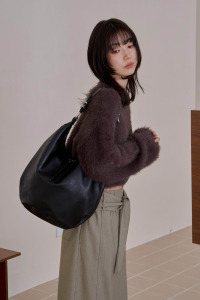 霧光金屬感圓形大包