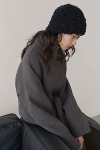 厚實編織結圓帽