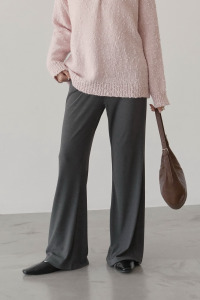 舒棉垂墜感微喇長褲