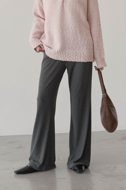 舒棉垂墜感微喇長褲