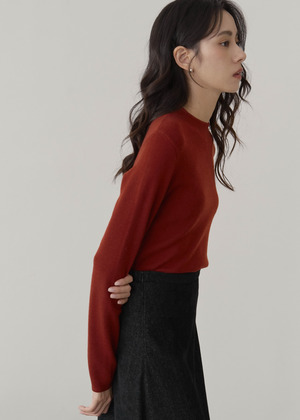 (預)柔感細織微領針織衣