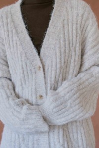 混細緻銀絲oversize外套