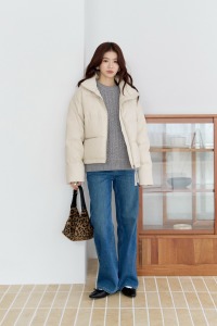 修身直筒牛仔褲