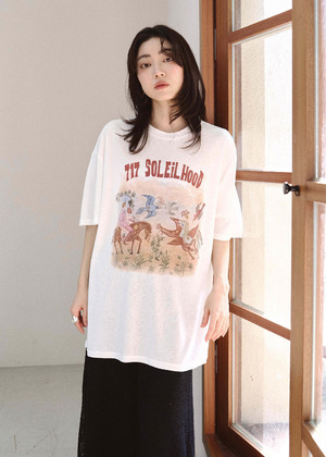 神話圖寬鬆棉TEE