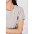 低肩線鬆身挺版棉TEE