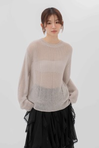 造型破損線針織衫
