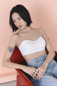 弧形平口BRA TOP