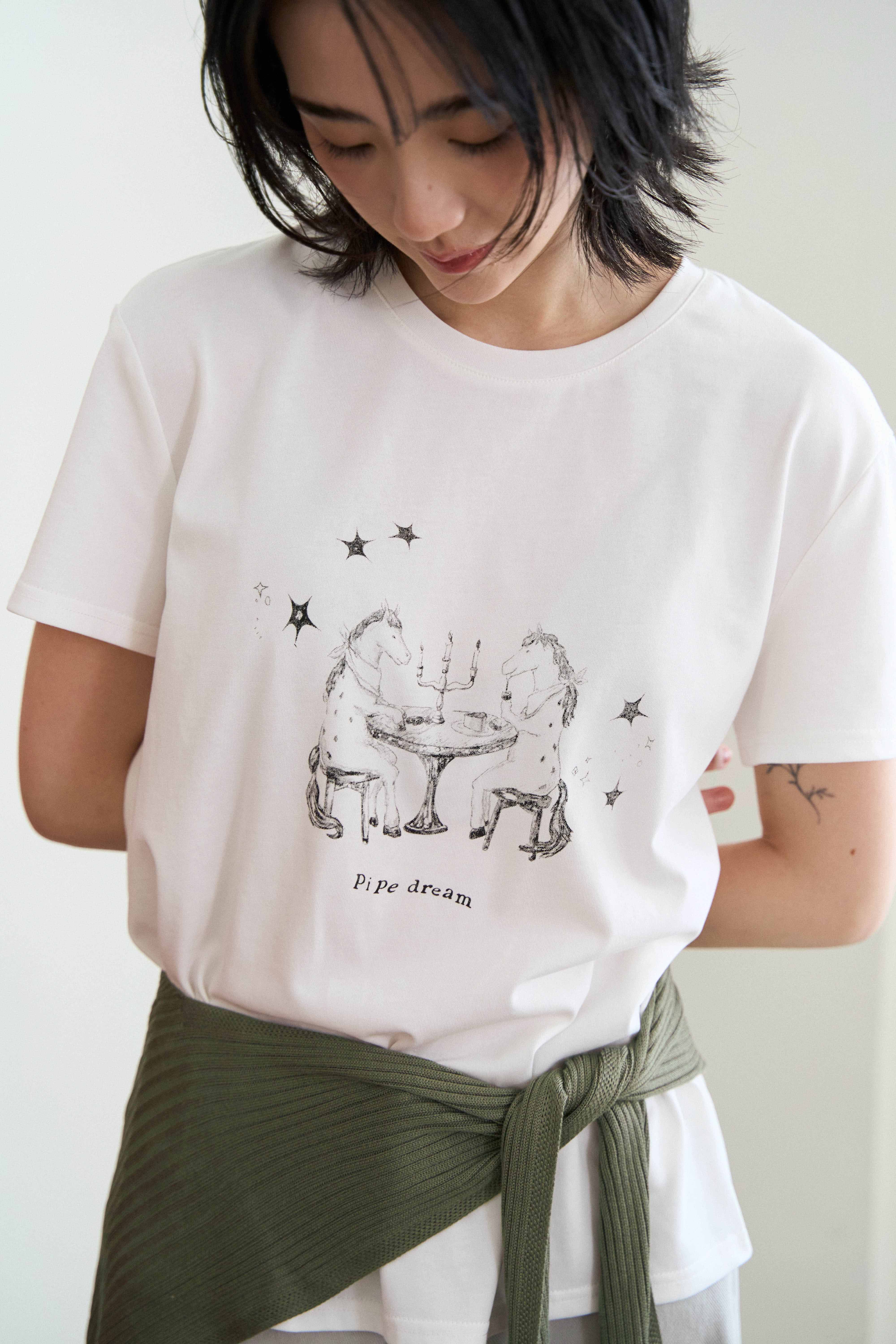 趣味馬兒短袖TEE