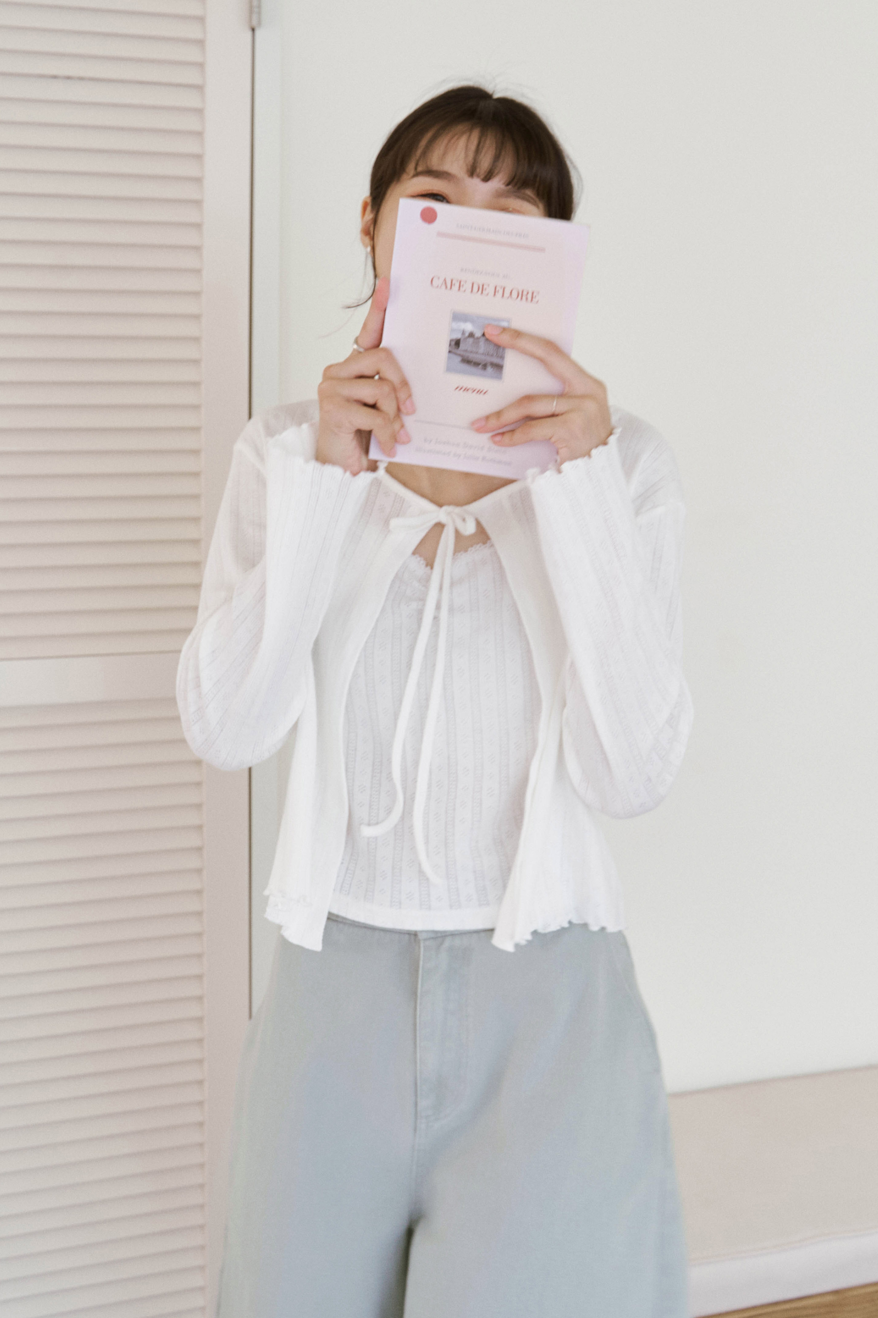 (預)蕾絲提花兩件式上衣