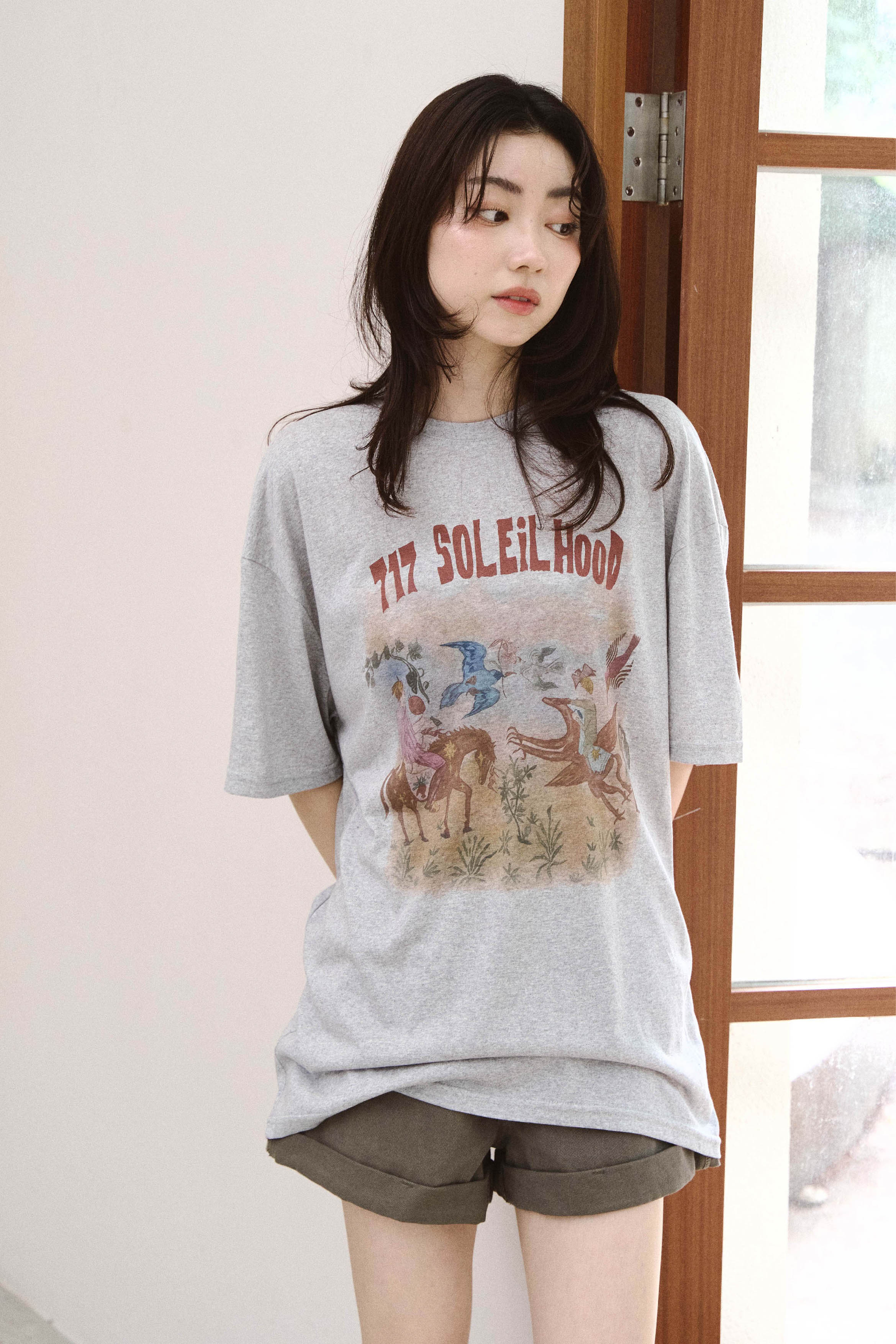 神話圖寬鬆棉TEE