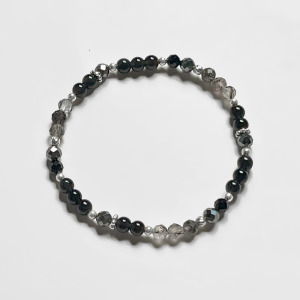 黑曜石黑髮晶手鍊