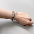 海藍寶藍紋石青金石雙圈手鍊_5