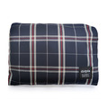 傘布收納輕便包 - 藍紅格紋_2