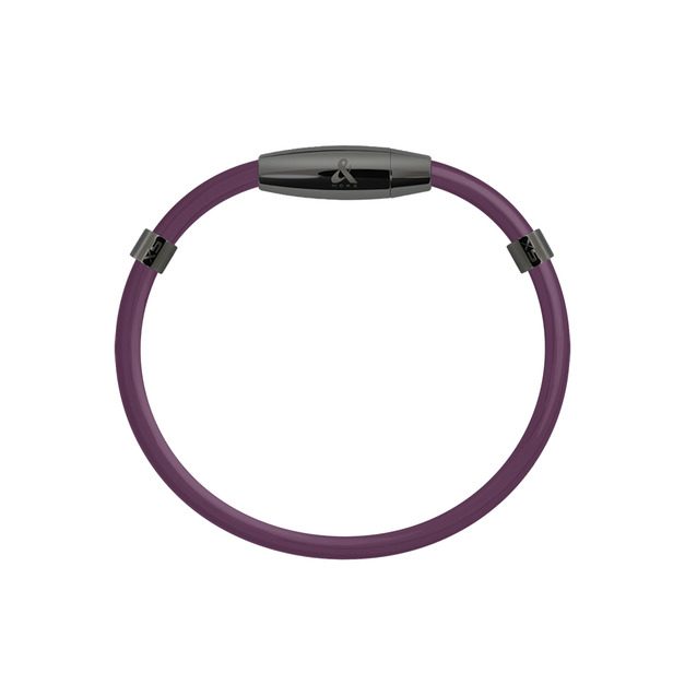 X5 特仕版鈦鍺手環 (槍灰-深紫)