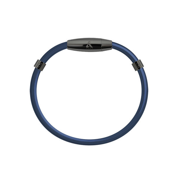 X5 特仕版鈦鍺手環 (槍灰-海藍)