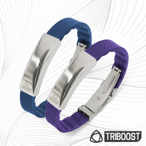 Triboost 極致鈦鍺手環 (白鋼)