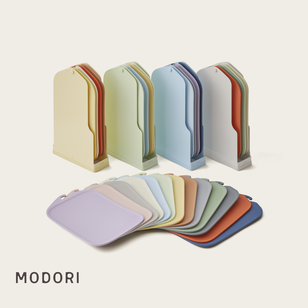 無痕砧板4色組 新色系列