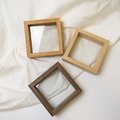 實木玻璃方形相框