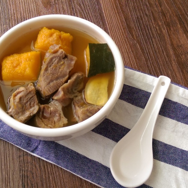 故子南瓜牛肉湯