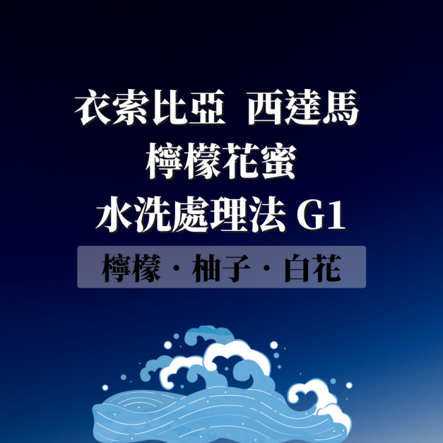 衣索比亞 西達馬 檸檬花蜜 G1 水洗處理法 濾掛咖啡