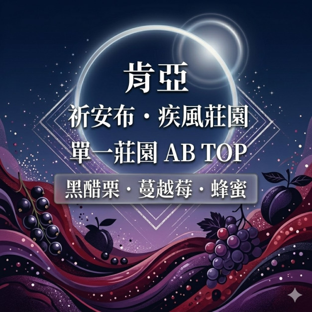 肯亞 祈安布 疾風莊園 單一莊園 AB TOP 水洗處理法