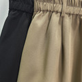 質感挺料滑布口袋西裝短褲_4