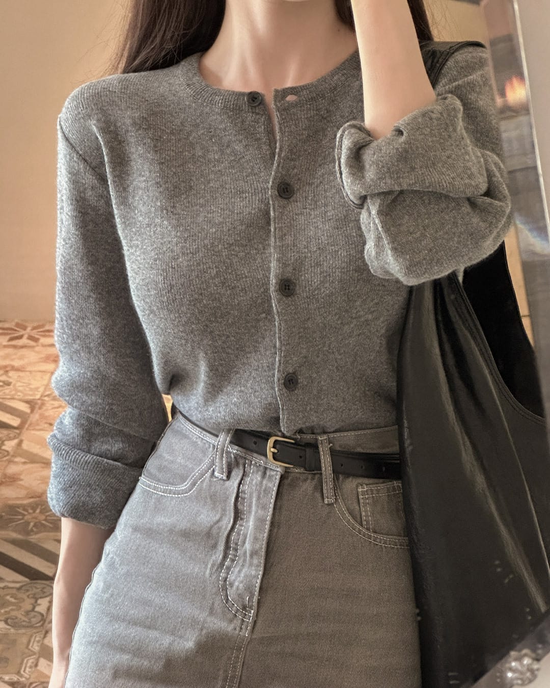 Depurin 圓形開襟衫