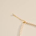 手串水晶珍珠．鎖骨鍊 - 金色_7