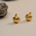 霧面貼耳小圓球．蚊香盤耳夾 - 銀色/金色_13