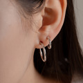 數量有限、售完為止 | 首次折扣圈圈耳夾組 - 銀色/金色_2