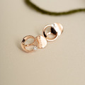自訂款｜簡約彎月鑲鑽．蚊香盤耳夾 - 銀色/玫瑰金色_15