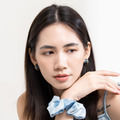自訂款｜雙色塗釉交疊葉形．蚊香盤耳夾 - 藍色_5