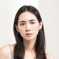 塗釉扭紋C圈．一體成型螺旋耳夾 - 藍色_1
