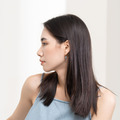 塗釉愛心鎖頭耳圈．兩戴式一體成型螺旋耳夾 - 藍色_3