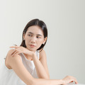 蕾絲蝴蝶結珍珠．一體成型螺旋耳夾 - 銀色_2