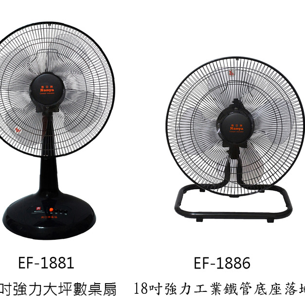 強力大坪數桌扇/鐵管底座落地扇