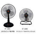 強力大坪數桌扇/鐵管底座落地扇