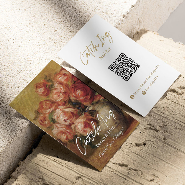 ⋮Catching⋮復古油畫花卉