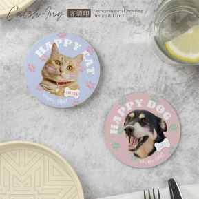 ⋮Catching⋮寵物馬卡龍色杯墊