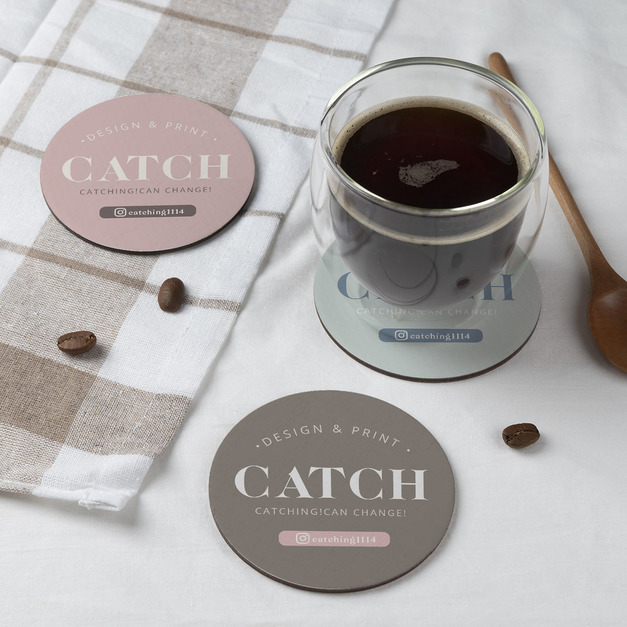 ⋮Catching⋮品牌專屬簡約杯墊