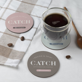 ⋮Catching⋮品牌專屬簡約杯墊